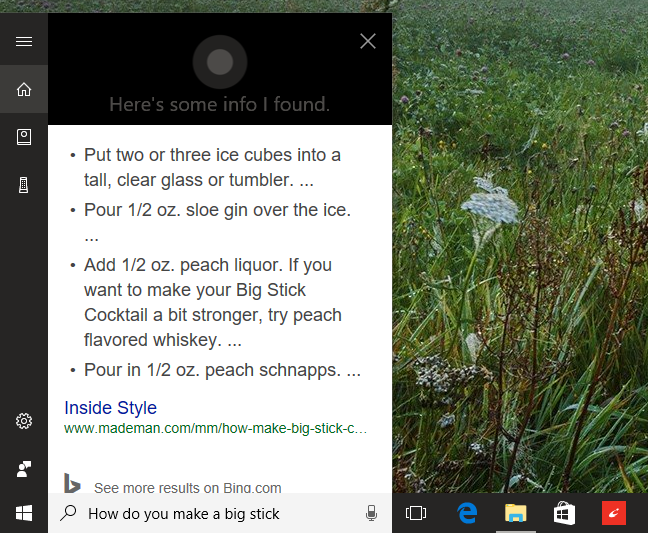 Cortana, preguntas, comandos, Windows 10