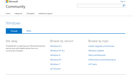 Windows, Ayuda y soporte técnico, Cómo