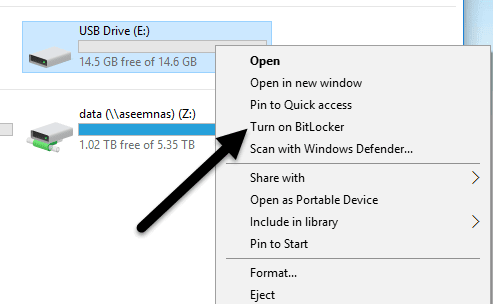 activar bitlocker