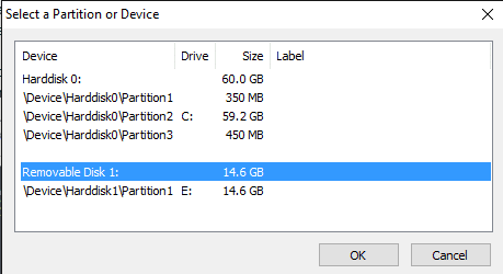 cifrar unidad de partición