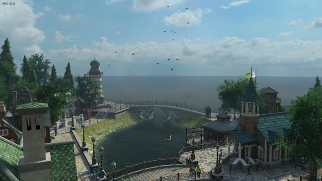 Salvapantallas de The Sun Village - Nvidia Edition