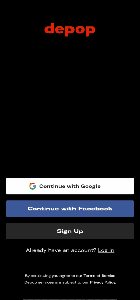 Toca Iniciar sesión