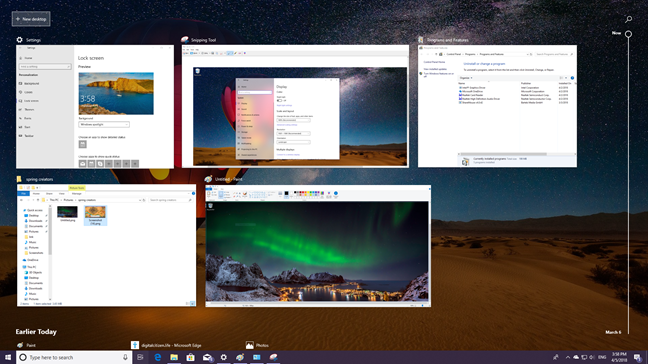 Actualización de abril de 2018 de Windows 10
