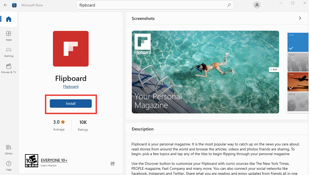 descargue la aplicación desde su sitio web respectivo o Microsoft Store e instálela nuevamente.  Solucione el error del punto de entrada del procedimiento en Windows