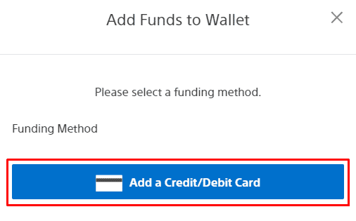 Haga clic en Agregar una tarjeta de crédito o débito |  Cómo cambiar el método de pago predeterminado de PlayStation |  codigos psn gratis