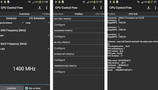 Aplicación gratuita para controlar el procesador