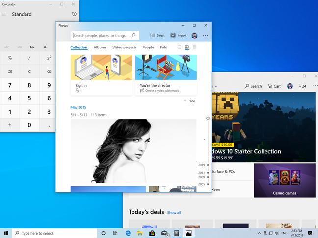 Aplicaciones que usan el modo ligero en Windows 10