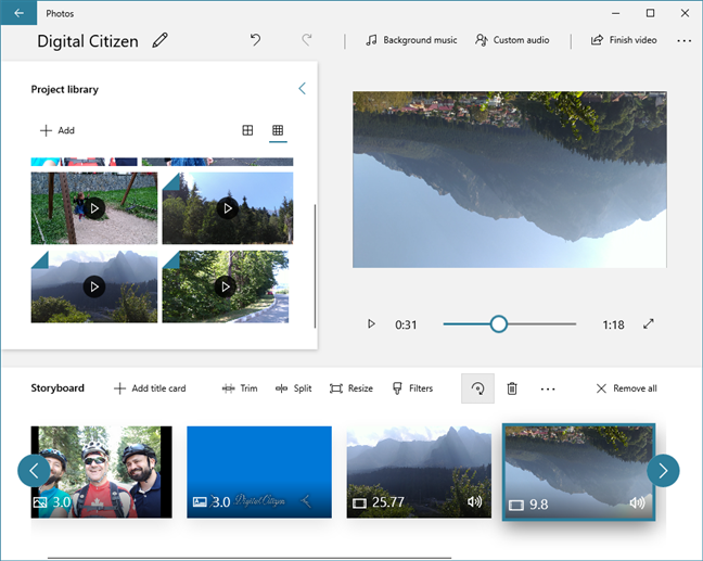 Rotar videos en Video Editor es fácil