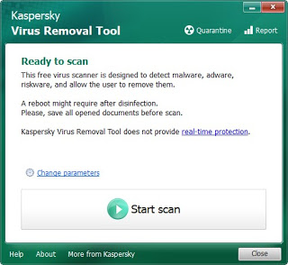 Eliminación del virus Kaspersky