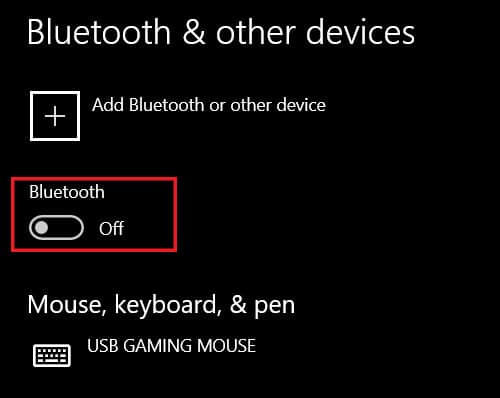 Interruptor de palanca, puede activar y desactivar la función en la configuración de Bluetooth