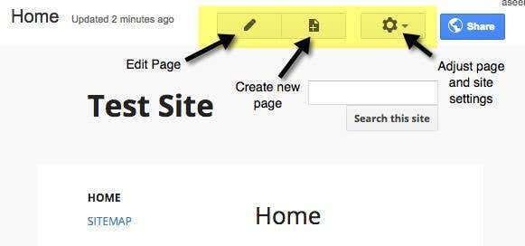 inicio de sitios de google
