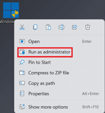 Proporcionar permiso de administrador al asistente de instalación de Windows 11. Cómo reparar el error 0x8007007f en Windows 11