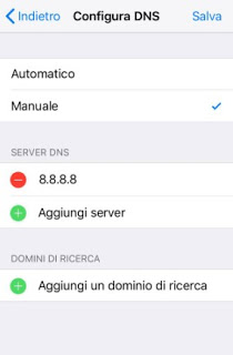 DNS para iPhone