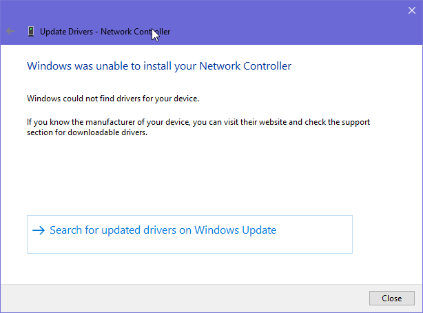 Administrador de dispositivos, Windows