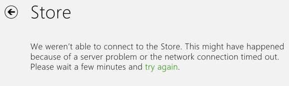 no puedo conectarme a la tienda