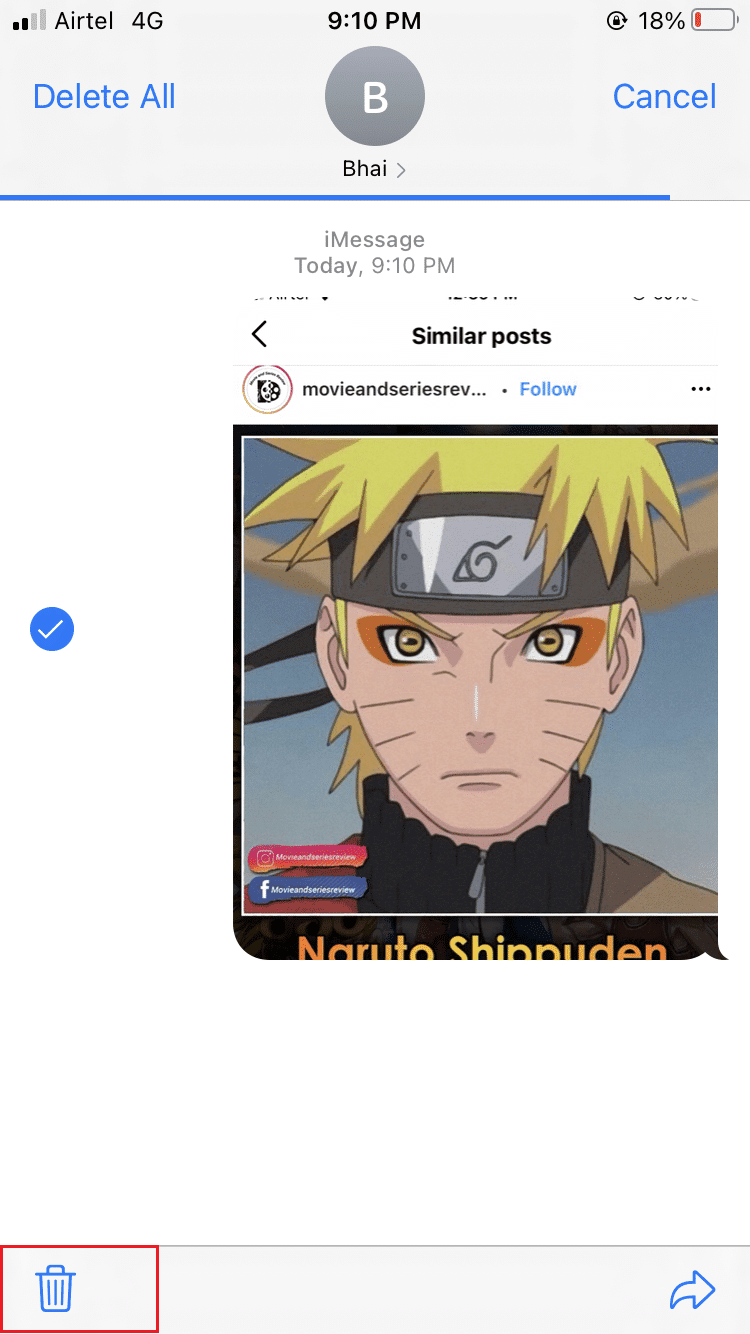 Presiona el ícono de la papelera, que se encuentra en la esquina inferior izquierda de la pantalla |  Cómo solucionar el problema de almacenamiento completo del iPhone