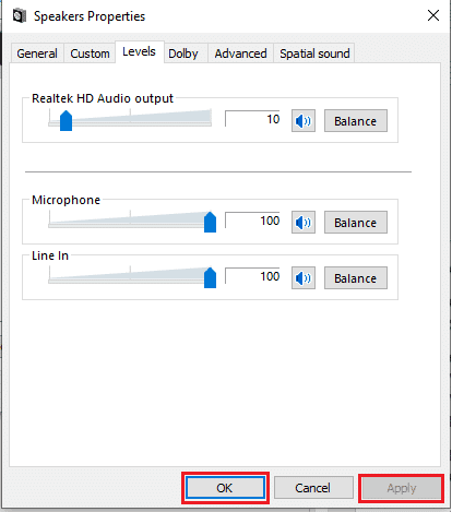 Cuando haya terminado, haga clic en Aplicar para guardar los cambios y haga clic en el botón Aceptar para salir. Cómo arreglar Skype Stereo Mix no funciona en Windows 10