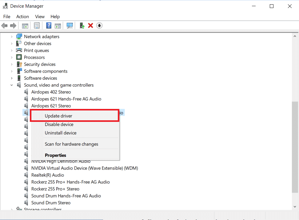 Haga clic derecho en ese dispositivo y elija Actualizar controlador. Cómo arreglar Skype Stereo Mix no funciona en Windows 10