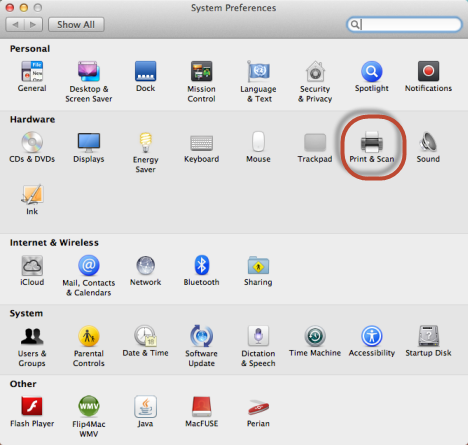 Cómo instalar una impresora compartida en Windows 7 u 8 en Mac OS X