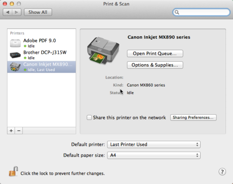 Cómo instalar una impresora compartida en Windows 7 u 8 en Mac OS X
