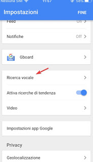 búsqueda por voz de google ios