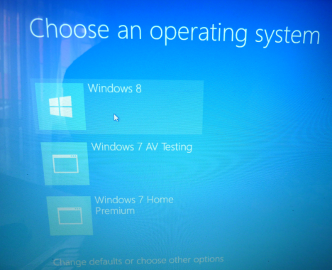 Arranque dual de Windows 8 con Windows 7, Windows Vista o Windows XP