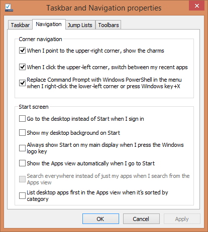 Windows 8.1, menú de inicio, alternativa, pantalla de inicio, escritorio