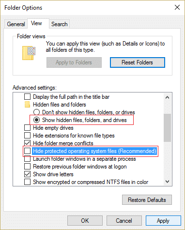 mostrar archivos ocultos y archivos del sistema operativo |  [GUÍA] Restablecer Microsoft Edge a la configuración predeterminada