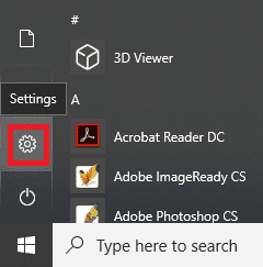 haga clic en el ícono de ajustes para abrir la configuración de la ventana