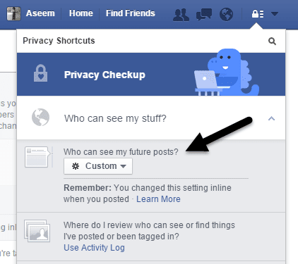Quién puede ver mis cosas