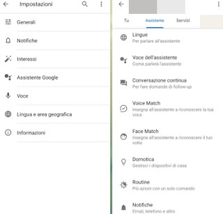 Configuración del asistente