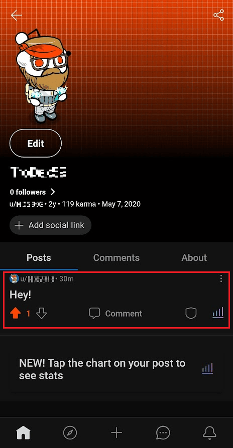 Toca la publicación deseada para abrirla.