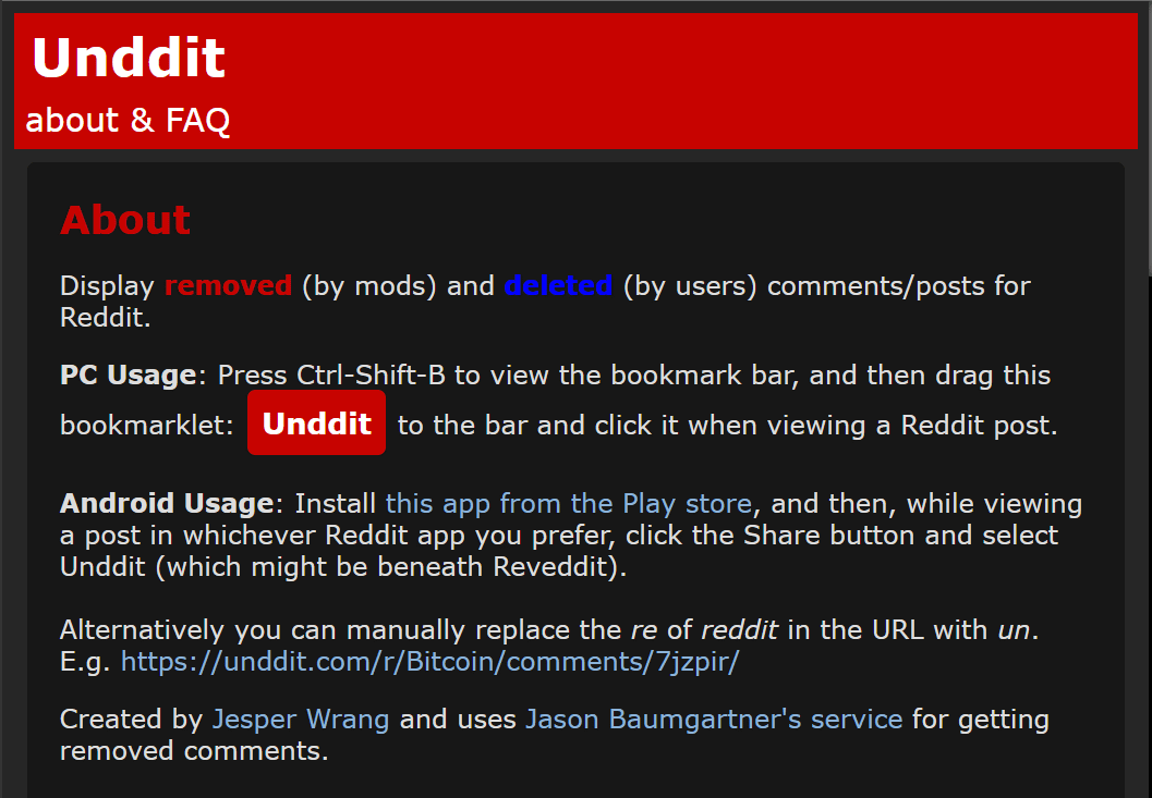 Accede al sitio Unddit.