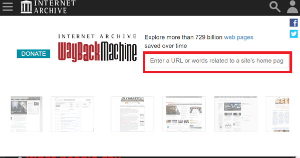Proporcione su URL deseada en la barra de búsqueda |  Cómo ver publicaciones ocultas en Reddit
