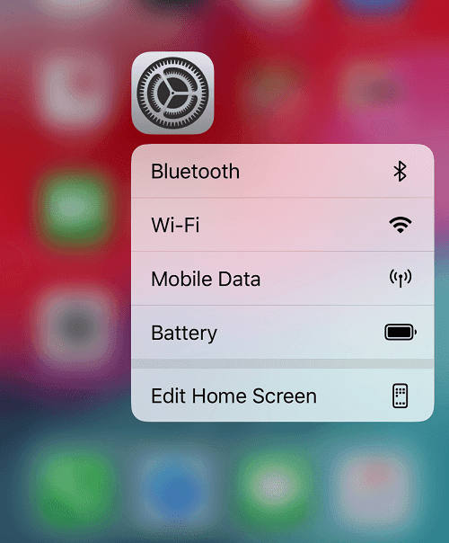 En su iPhone o iPad, inicie la aplicación Configuración haciendo clic en el ícono Configuración