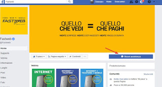 Soporte de Fastweb en Facebook