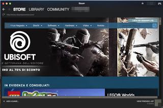 Interfaz Steam Mac
