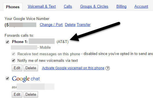 reenviar llamadas a conversaciones
