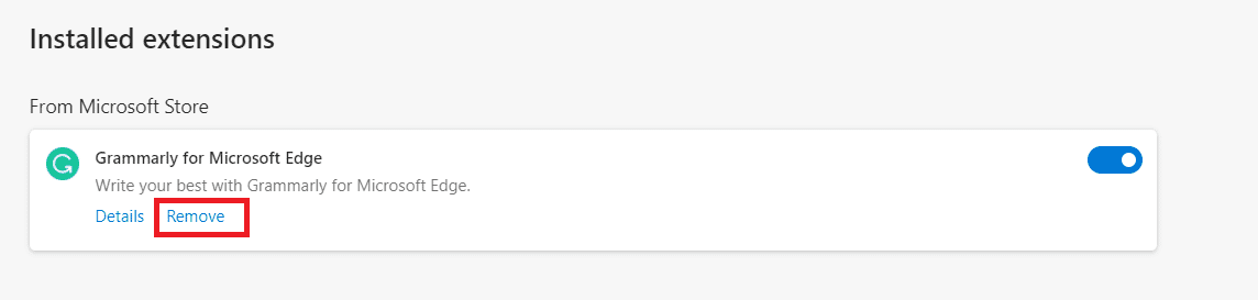 seleccione la opción Quitar.  Arreglar ERR RED CAMBIADA en Windows 10
