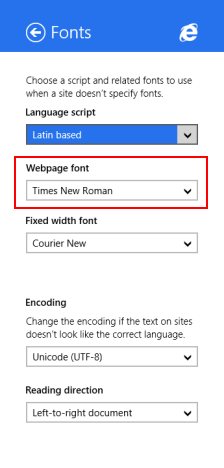 Internet Explorer, Windows 8.1, configuración, opciones, renderizado, ajustes