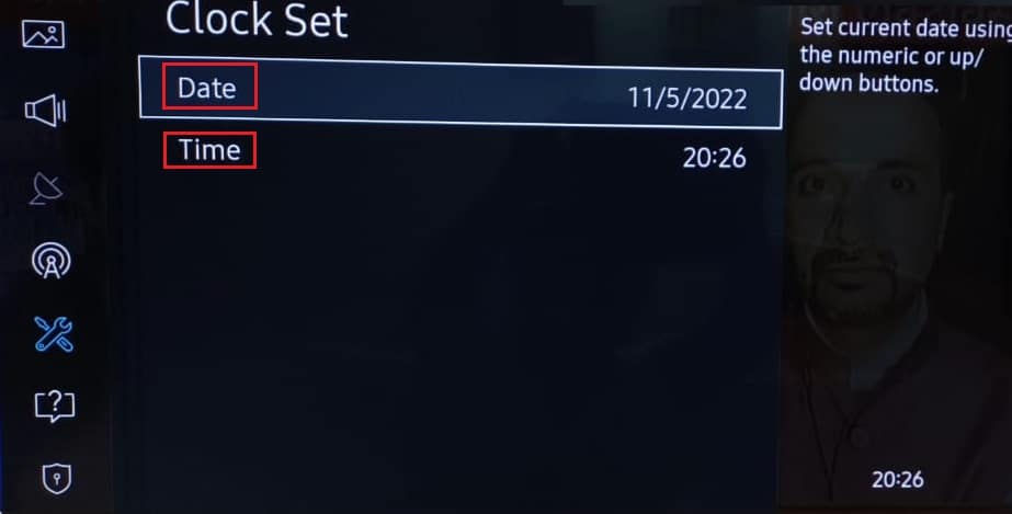 Reloj Configurar Fecha Hora Samsung TV |  Smart TV no se conecta a Wi-Fi
