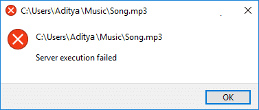 Solucionar el error de ejecución del servidor de Windows Media Player