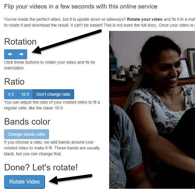 rotar un sitio de videos