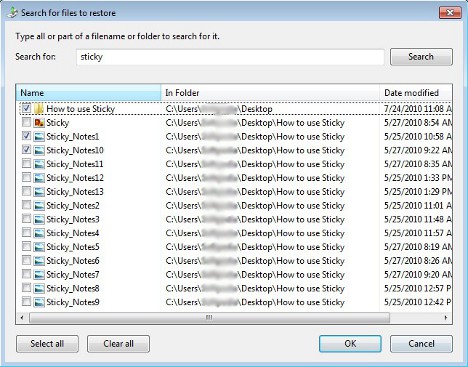 respaldo de Windows
