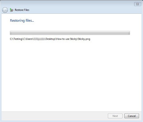 respaldo de Windows