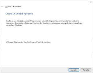 Disco de recuperación de Windows unidad de recuperación