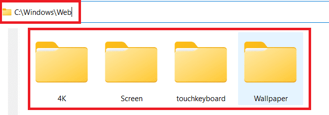 Carpetas que contienen el fondo de pantalla predeterminado de Windows.  Cómo cambiar el fondo de pantalla en Windows 11