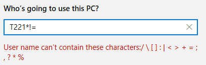 Cuenta de usuario, Windows