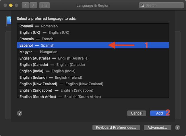 Cómo encontrar su idioma preferido