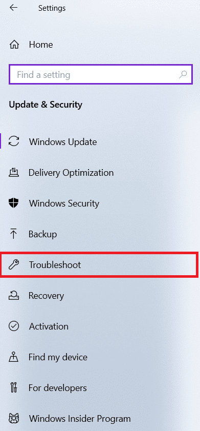 elija Solucionar problemas.  Cómo arreglar el adaptador Wi-Fi que no funciona en Windows 10